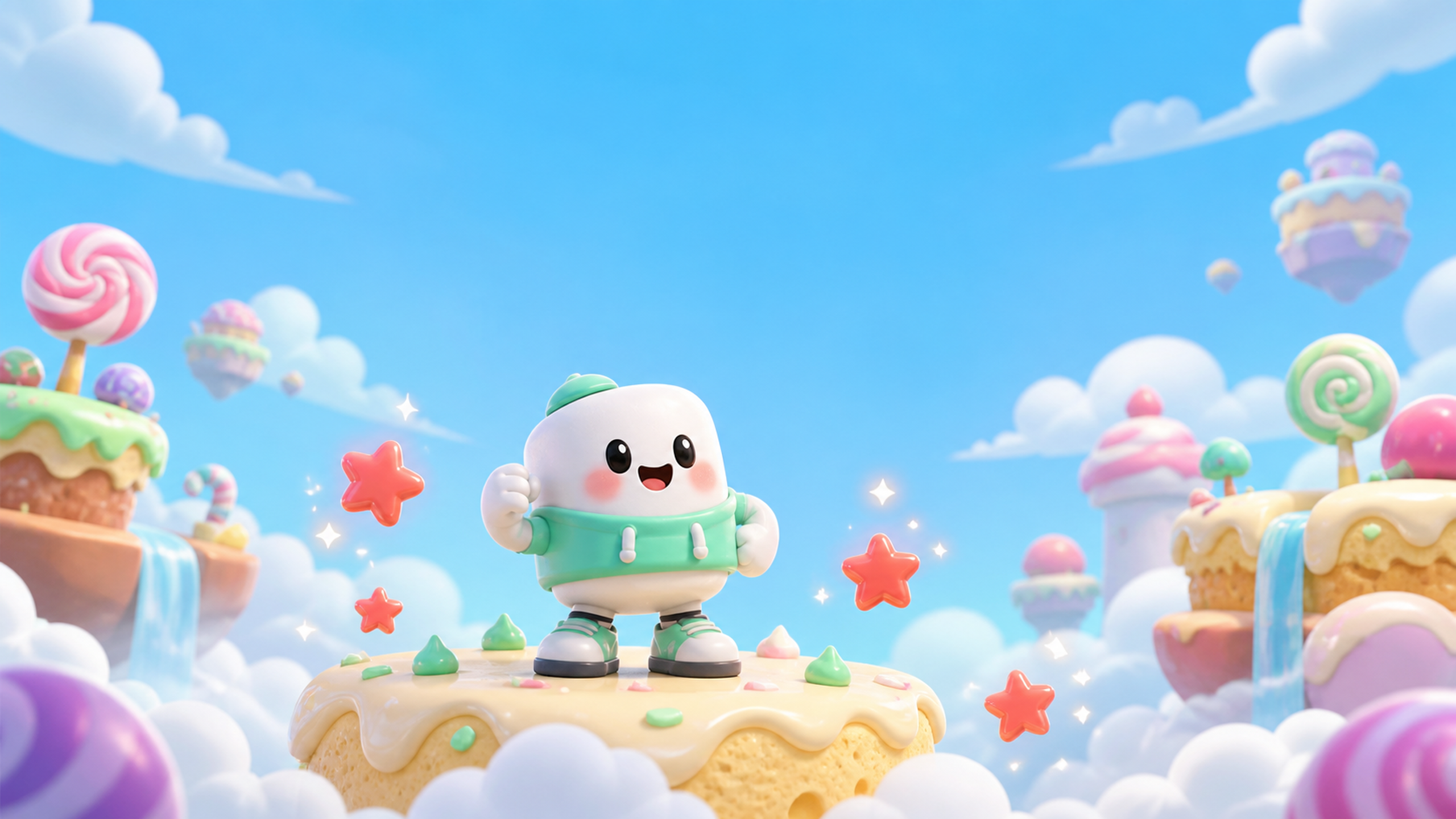 Candy Sky Islands Banner